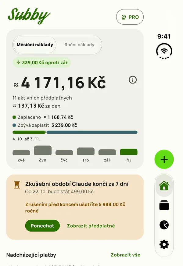 Kompaktní obrazovka Domů na vnějším panelu zavřeného iPhone Duo