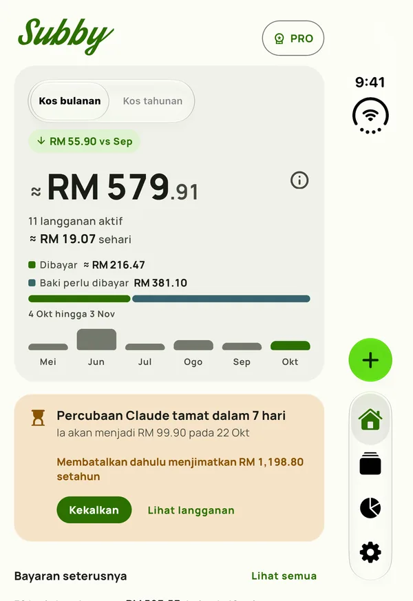 Utama ringkas pada panel luar iPhone Duo yang tertutup
